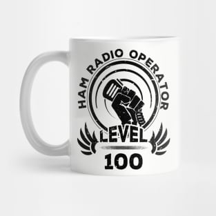 Level 100 Ham Radio Fan Gift Mug